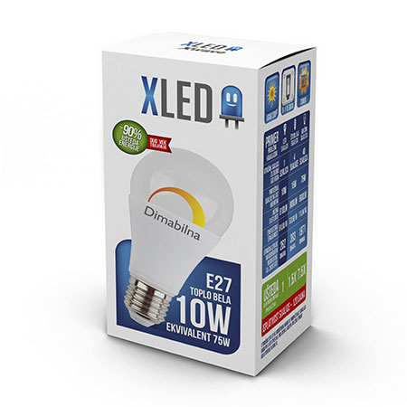 Xled E27 10W Dimmable 01